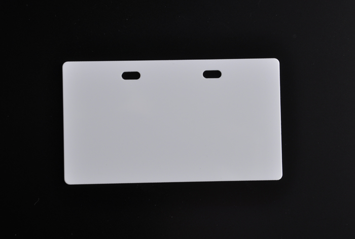 PVC標(biāo)牌4580mm雙孔 可打印標(biāo)牌